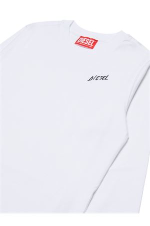 tshirt in cotone bianco DIESEL KIDS | J025280CATMK100